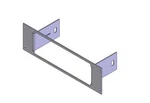 Havis C-EB25-SW3-1P Equipment Mounting Bracket, 2.5" For Federal Signal SW300. Fixed Price $47.50.