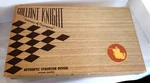 Gallant Knight Chess Set Vintage C-100 Saxony 2 3/4 W/ Board Black-white. Fixed Price $24.79.