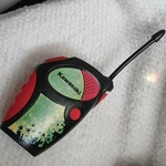 Kawasaki Walkie Talkie Model Black Red Green Multi-color Two-way Radio. Fixed Price $9.99.