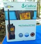Cobra Mr HH600 Dsc Floating Vhf Marine Radio W/ Gps & Bluetooth New Open Box. Fixed Price $239.54.