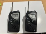 Pair Of Uniden FRS1400 Walkie TALKIES/2-WAY Handheld Radios (black) -tested Ok. Fixed Price $12.00.