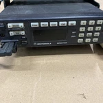 Vintage Motorola Spectra D35KGA5JG5AK Mobile Radio W/ Desk Mic Untested. Fixed Price $130.00.