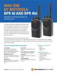 Motorola Bpr 40D Portable Radio New, In-box. Fixed Price $169.00.