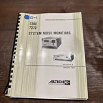 Ailtech 7360 & 7370 System Noise Monitors Revision B Operation Service Manual. Fixed Price $18.47.