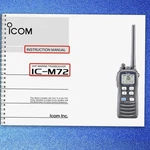 Icom IC-M72 Marine Transceiver Instruction Manual Spiral Closure, Tough Front. Fixed Price $16.74.