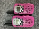 Retevis RT-388 Walkie Talkies Pink Pair Two-way Radios Kids Model. Fixed Price $12.60.