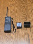 Realistic HTX-202 Meter Transceiver With Aa Battery Case & New Memory. Fixed Price $90.00.