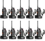 666S 10 Pack Walkie Talkies For Adults Long Range Rechargeable With Black. Fixed Price $160.93.