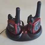 Motorola Talkabout T5420 Two-way Radios Red Black Channel Monitor Charger. Fixed Price $35.00.