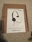 Plantronics Encorepro HW510V Monaural Corded Headset Open Box. Fixed Price $21.88.