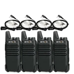 4PACK Retevis RT22 Walkie Talkie Two Way Radios Vox For School/church&headsets. Fixed Price $79.99.