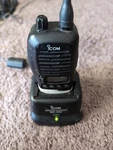 Icom IC-F4GS-2 Two Way Radio W/ BC-146 Desktop Charger And Power Supply. Fixed Price $45.00.