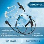 Acoustic Ptt Earpiece For Motorola Radios HKLN4601, Mag One BPR40 RDM2070D CP200. Fixed Price $15.74.