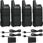 RT22 Two Way Long Range Rechargeable,portable Radio,handsfree Walkie. Fixed Price $54.14.