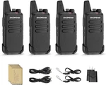 4 Pack Long Range 100 Mile Walkie Talkie Two Way Radio Charge Headset Waterproof. Fixed Price $40.99.