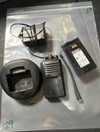 Vertex Handheld Two-way 16-CHANNEL Radio 5W Black. Fixed Price $50.00.