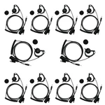 G Shape Earpiece Headset With Mic Ptt Cobra PX655 PX650 RX380 RX385 RX68.... Fixed Price $59.05.