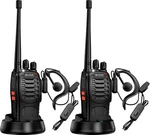 Rechargeable Long Range Two-way Radios With Earpiece 2 Pack Arcshell AR-5. Fixed Price $41.33.