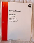 962-0518 Cummins Onan Service Manual Btpc Transfer Switch Ats 150-1000A Instruct. Fixed Price $89.00.
