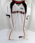 2010 Texas Tech Red Raiders Blank Game Issued White Jersey 44 DP48470. Fixed Price $132.99.