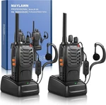 Walkie Talkies 2 Pack Long Range Two Way Radios 16CH Vox Earpiece Led Light. Fixed Price $29.95.