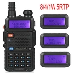 Baofeng UV-5RTP Vhf Uhf Tri-power High 1/4/8W Ham Two-way Radio No Fm. Fixed Price $19.79.