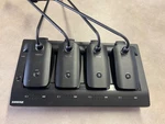 Shure MXWNCS8 8-PORT Networked Charging Station With 4 MXW8 Z10 Mic & Charger. Fixed Price $249.99.