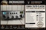 Cobra 25 Ltd Classic Cb Radio Variable Power - 8W Pep Swing Tested Works. Fixed Price $49.99.