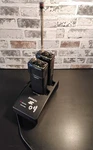 Set Of 2 W/ Dual Slot Charger Johnson 5950 Scorpion Vhf Radio, Made In Japan. Fixed Price $92.00.