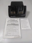 Genuine Motorola Rapid Dual Slot Battery Charger Visar AA16742. Fixed Price $38.20.