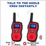 Walkie Talkies For Kids 22 Channels Way Radio Toy With Backlit Lcd Flashlight. Fixed Price $14.69.
