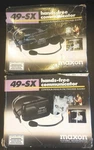 (2) New Maxon Hands-free Communicator Model 49-SX Two-way Radios Never Used. Fixed Price $59.99.