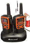 Midland Set Of 2 Walkie Talkies 18CVP15 Orange & Black W/ Usb Charger -working-. Fixed Price $24.95.