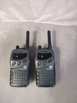 2X Audiovox FR-130 Gray Wireless 14 Channels Uhf Two Way Radio Walkie Talkie. Fixed Price $15.00.
