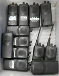 Lot Of 12 Kenwood TK-3101 Uhf Transceivers / 8HAND Mics Tested Working 0422-10M. Fixed Price $325.00.