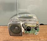 Freeplay Wind Up Radio A040700 Clear Case W/ Box Manual Works Well. Fixed Price $69.88.