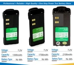 *1300*1700*2100*MAH HNN9008 HNN9009 Battery For Motorola HT750 HT1250 GP338. Fixed Price $20.45.