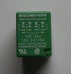Midland Ross 156-24TIS0 14 Blade Relay 3A At 28 Vdc 120VAC, 1/10 Hp 120V/240. Fixed Price $35.00.
