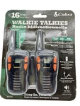 Cobra Walkie Talkies ACXT145 Rechargeable 16-MILE Range Two-way Radio. Fixed Price $16.95.