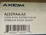 Axiom Lithium Battery AJ359AA-AX Li-ion 8-CELL For Hp. Fixed Price $25.00.