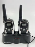 Audiovox Walki Talkies Model GMR6862CH & Charger With New Rechargeable Batteries. Fixed Price $24.50.