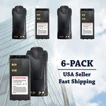6X Battery For Motorola Radios HNN9008 HT750 HT1250 GP338 MTX900 1800MAH Ni-mh. Fixed Price $102.00.
