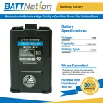 7.4V 2100MAH Li-ion Battery For Baofeng BL-5, UV-5RA, UV-5RL, UV-5R+, Plus. Fixed Price $20.35.