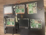 Lot Of 6 Kenwood Uhf Fm Transceiver TK-8180-K Part Only. Fixed Price $301.00.