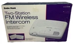 Radio Shack Two Station Fm Wireless Intercom Set 43-486 Tested Box. Fixed Price $14.99.
