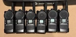 Motorola CLS1110 Uhf Radios Walkie Talkies With 6 Pocket Multi-unit Charger. Fixed Price $285.00.