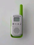 Motorola Talkabout 2-WAY Radios, Green/white T110TP. Fixed Price $17.99.