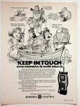 General Electric 1978 Hand-held Cb Radio Vintage Magazine Cartoon Print. Fixed Price $17.10.