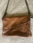 Maxon Collection Brown Pebbled Shoulder Bag Chain Strap Zip Closure Women. Fixed Price $24.00.