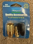 Shakespeare PL-259-8X-G PL259 For RG-8X New. Fixed Price $17.99.